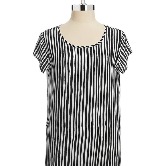 Vero Moda Zebra Print Black & White Tunic Blouse XS - Picture 2 of 15